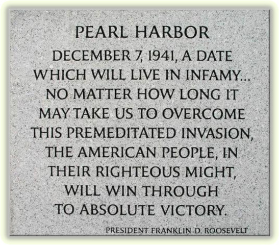 FDR Day of Infamy