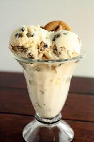 Cookie dough ice cream