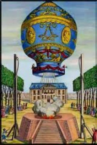 Joseph y Etienne Montgolfier - Globo De Aire Caliente