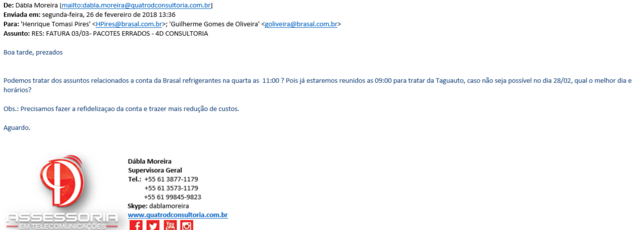 Reunião marcada - 4D ASSESSORIA