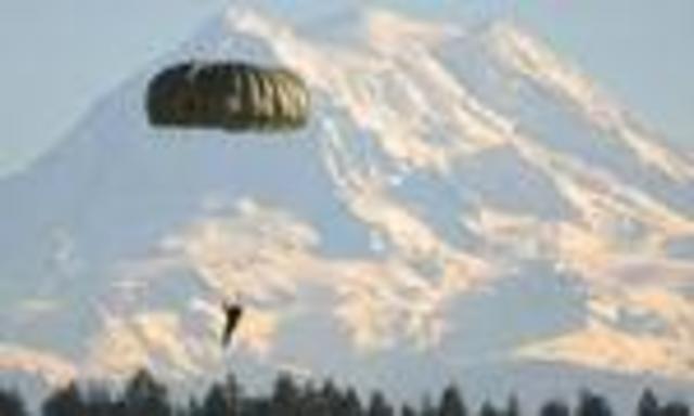 People in the parachute