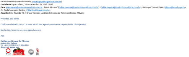 Cancelamento de reunião e remarcação - SAGA