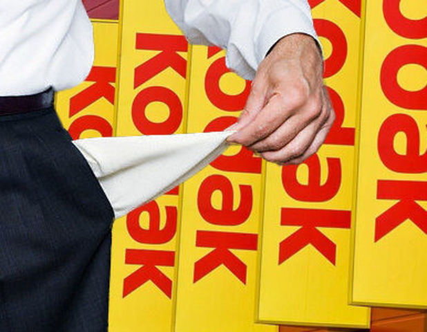 Kodak queda en  bancarrota