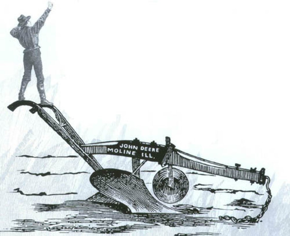 First steel Plow