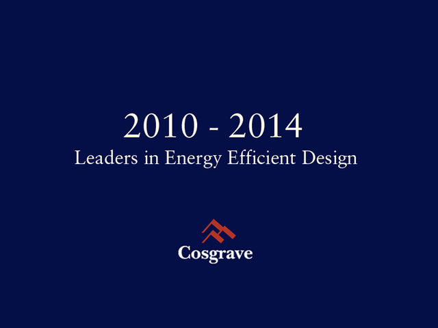 2010 - 2014 Leaders in Energy Efficient Design