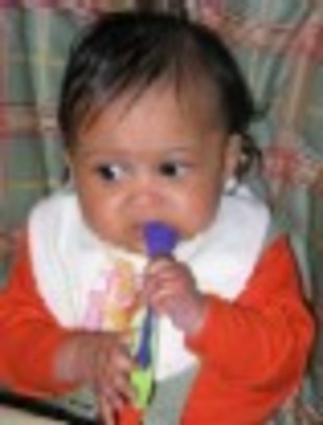 Ella starts on solids