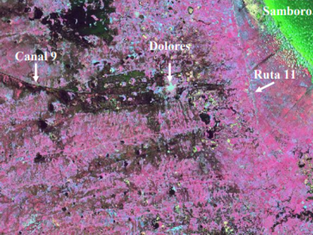 Inundacion de Canal 9 a Ruta 11