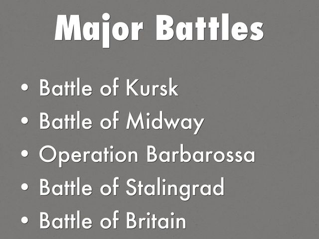 5. Battles