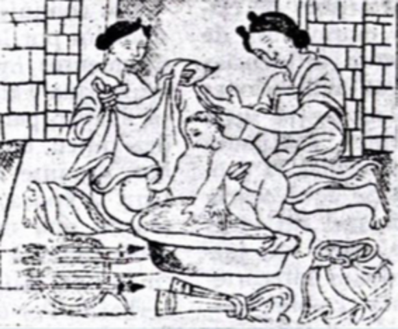 ¿Qué hacían las parteras en Mesoamérica?