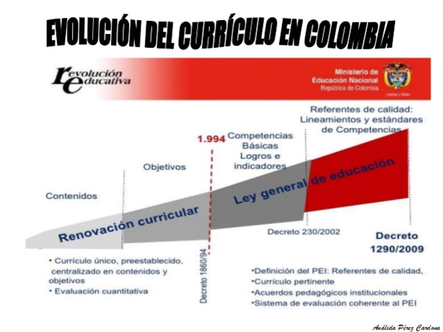 EN COLOMBIA SE PUEDE CONCLUIR QUE CURRICULO