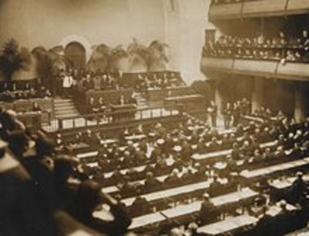 First Meeting of the League of Nations