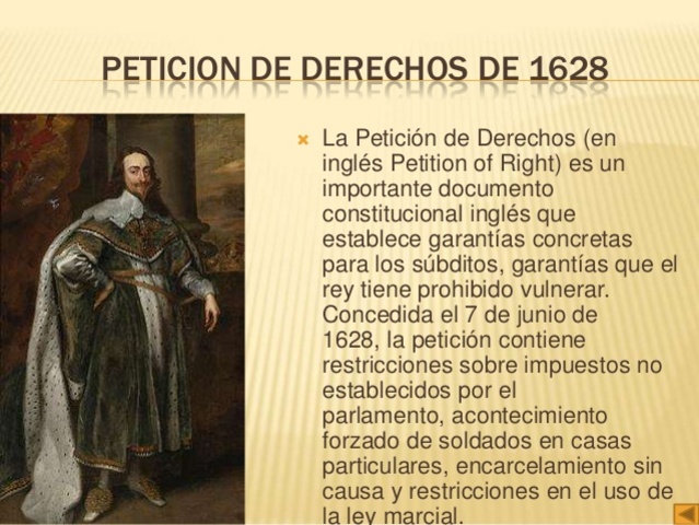PETITION OF RIGHT (1628)