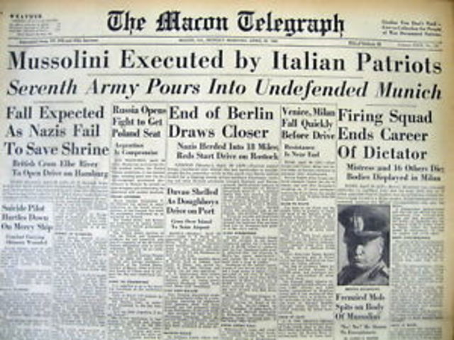 Mussolini  assassination