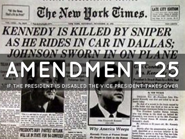 Amendment 25