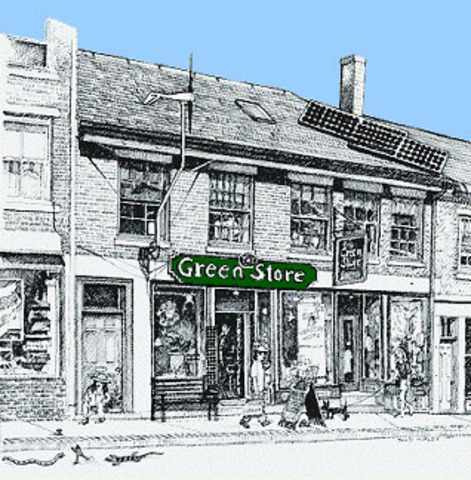 He ran a store in New Salem