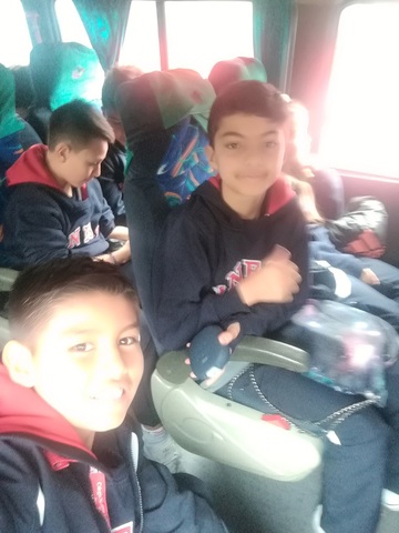 9:00 a.m. Durante el recorrido en la ruta