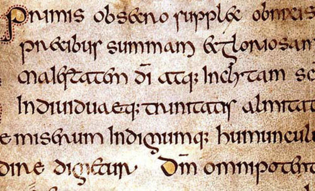 Escritura semiuncial