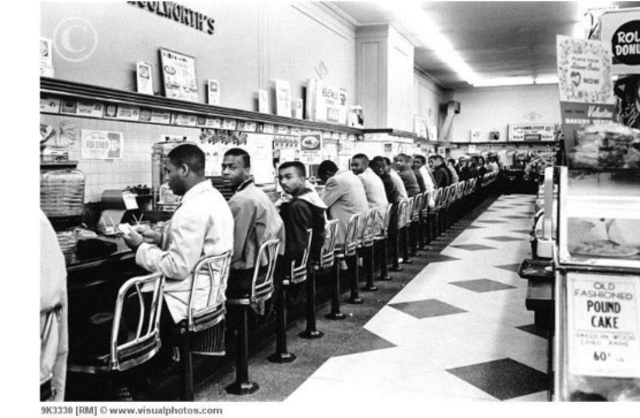 Woolworth’s Sit-In http://americanhistory.si.edu/brown/history/6-legacy/freedom-struggle-2.html
