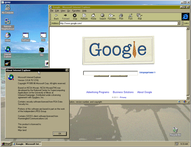Internet Explorer 3.0