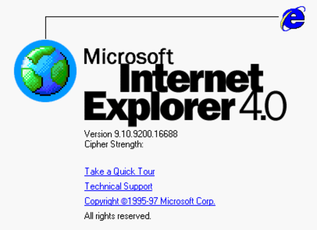 Internet Explorer 4.0