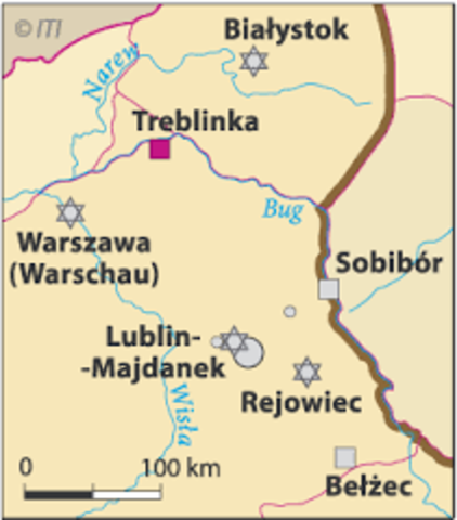 How many people were murdered at Treblinka