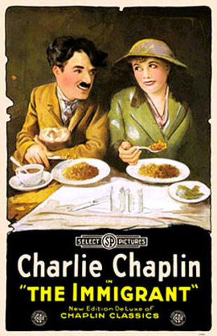 El Emigrante de Charles Chaplin. 1916