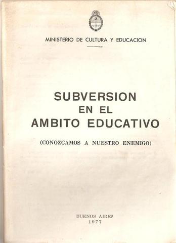 Control de la Literatura Infantil en el Nivel Inicial.