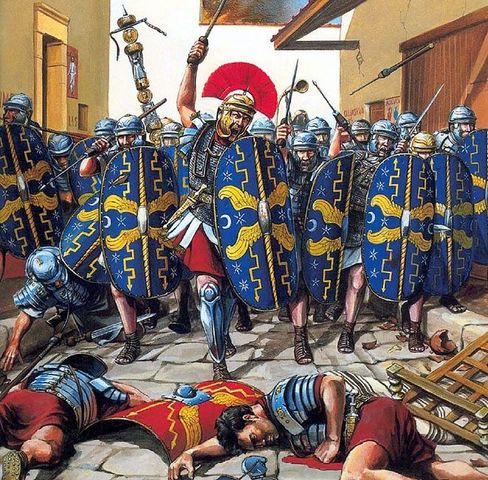 Defeated at the Battle of Bedriacum
