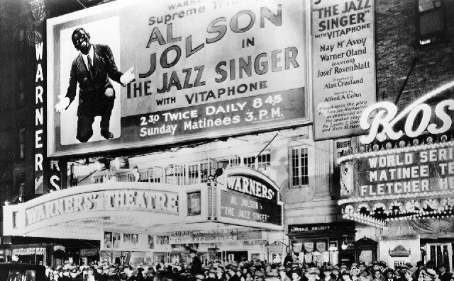 The first movie that includes sound appeared