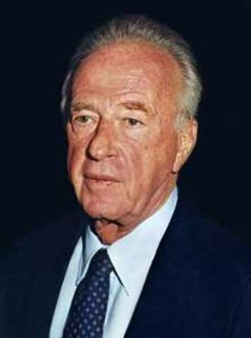 Israeli Prime Minister Yitzhak Rabin assassinated