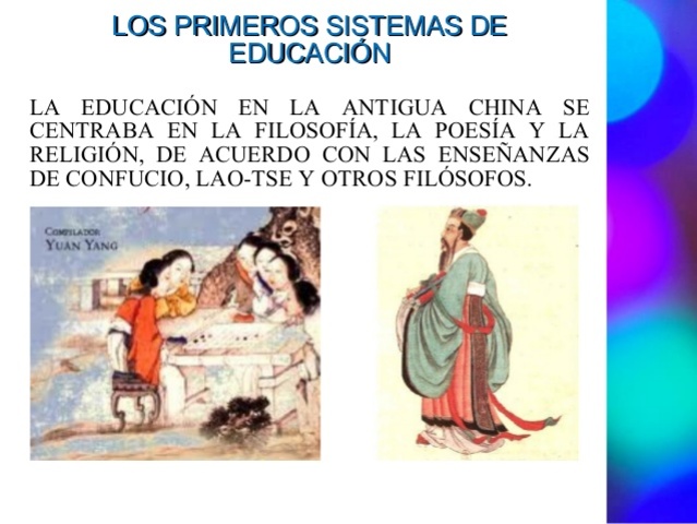 Fines de la Educación China (3950 a.c.)
