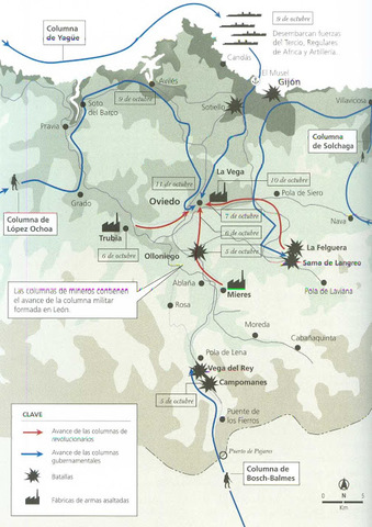 Revoltes a Asturies i a Ctalunya
