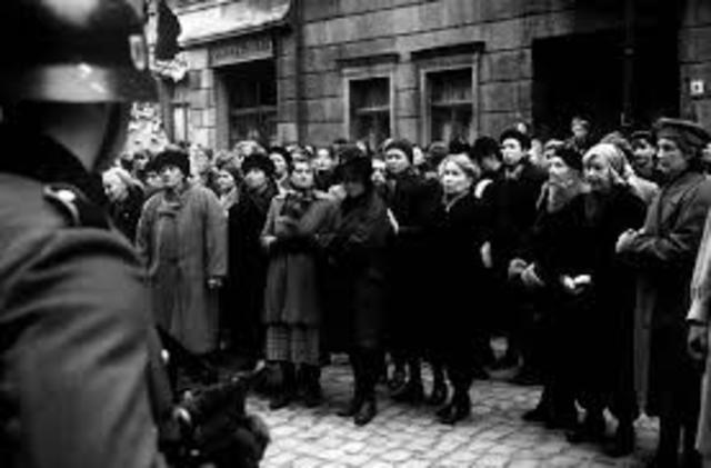 What did the German soldiers do.