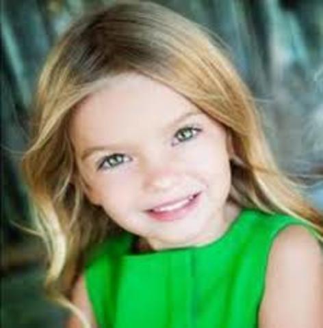 Como quería ser ella cuando grande.