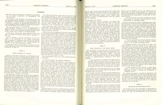 Policy of Multiculturalism 1971