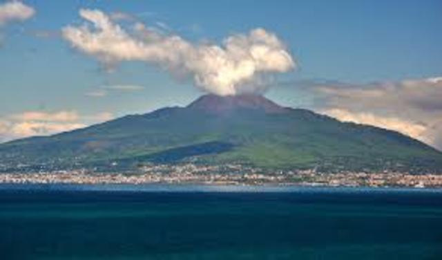 Mt. Vesuvius Erupts