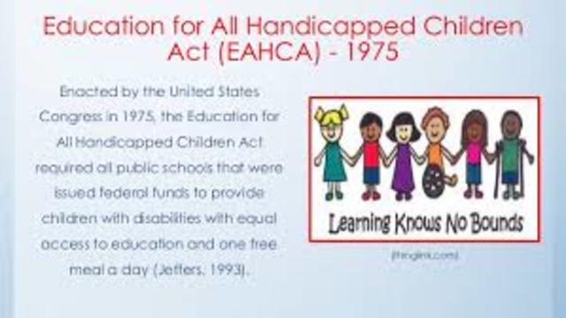 Education for All Handicapped Children Act (EAHCA)