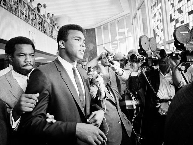 Boxer Muhammed Ali refuses military service