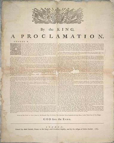 Royal Proclamation