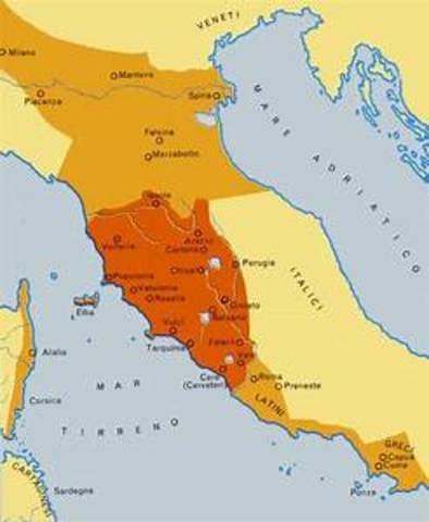 Espansione civiltà Etrusca