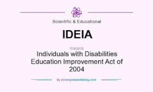 Individuals with Disabilities Education Improvement Act (IDEIA)