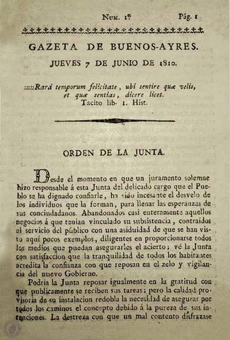 La Gaceta de Buenos Aires, Argentina