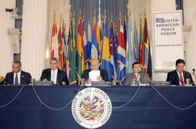 Creación del  Foro Interamericano de Paz
