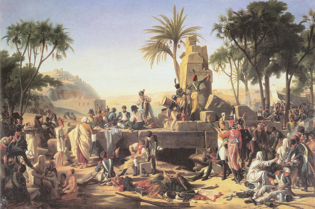 napoleons army discovers the Rosetta stone