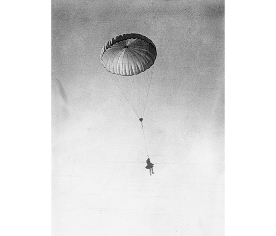 Germany equipped its airforce with parachutes near the end of ww1, unlike the rest of the world