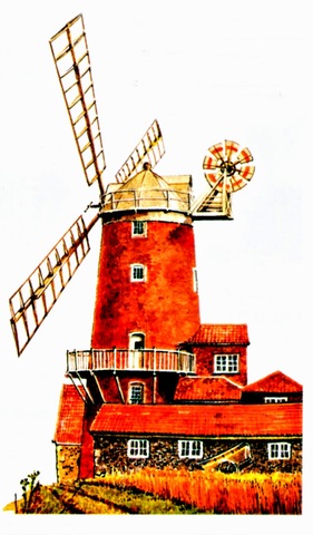 Molinos de viento con cola de abanico - Edmund Lee