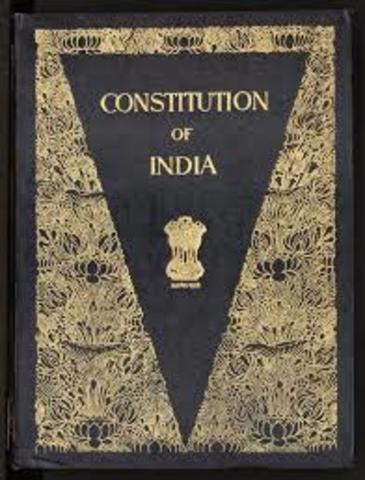 Constitución"INDEPENDENCIA DE LA INDIA"