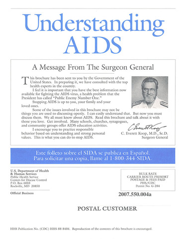 "Understanding AIDS" Brochure
