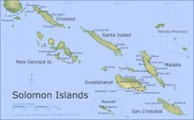 First settlers reach the end of the Solomon Islands