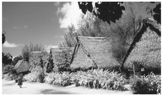 Polynesians settled Rarotonga.